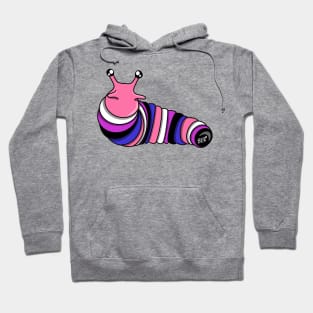 Gender Fluid Pride Fidget Slug Hoodie